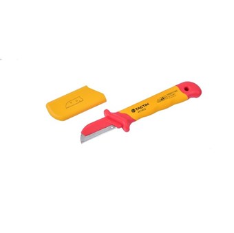 TACTIX - ΜΑΧΑΙΡΙ-ΓΔΑΡΤΗΣ ΚΑΛΩΔΙΩΝ ΗΛΕΚΤΡΟΛΟΓΩΝ ΜΕ ΜΟΝΩΣΗ 1000VDE (401802)