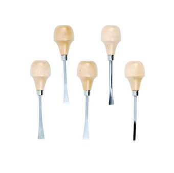 TACTIX - ΣΚΑΡΠΕΛΑ ΞΥΛΟΓΛΥΠΤΙΚΗΣ ΜΙΝΙ ΜΕ ΟΒΑΛ ΞΥΛΙΝΗ ΛΑΒΗ ΣΕΤ 5τεμ. (545285)