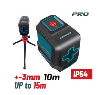 BORMANN - BDM6700 ΑΛΦΑΔΙ ΛΕΙΖΕΡ ΣΤΑΥΡΟΥ RED LINE 15m ΣΕΤ ΜΕ ΕΥΚΑΜΠΤΟ MINI ΤΡΙΠΟΔΟ 30cm (063476)