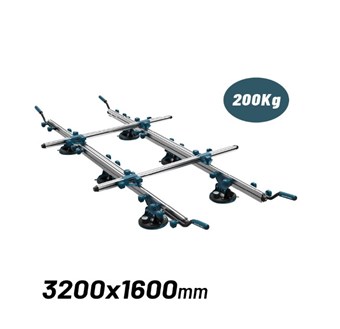 BORMANN - BTC6500 ΣΥΣΤΗΜΑ ΜΕΤΑΦΟΡΑΣ ΜΕΓΑΛΩΝ ΠΛΑΚΙΔΙΩΝ 3200x1600mm 6 ΒΕΝΤΟΥΖΕΣ 200kg (066255)