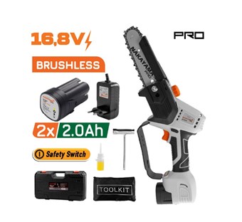 NAKAYAMA - EC1510 ΚΛΑΔΕΥΤΙΚΟ ΑΛΥΣΟΠΡΙΟΝΟ ΜΠΑΤΑΡΙΑΣ 16.8V BRUSHLESS Li-Ion ΛΑΜΑ 15cm (077411)